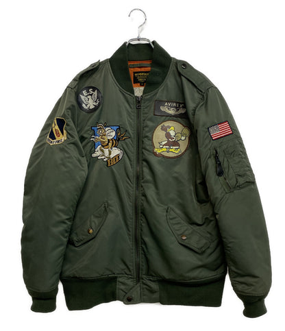 AVIREX ジャケット L-2B ワッペン メンズ SIZE XL アヴィレックス