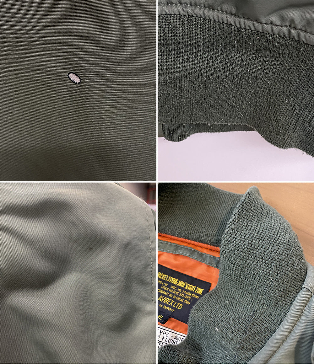 AVIREX ジャケット L-2B ワッペン メンズ SIZE XL アヴィレックス