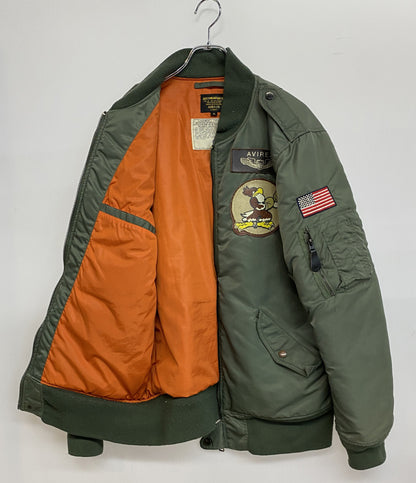 AVIREX ジャケット L-2B ワッペン メンズ SIZE XL アヴィレックス