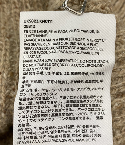 美品 AMI Alexandre Mattiussi アミ アレクサンドル マテュッシ カレッジリブニット レディース SIZE L