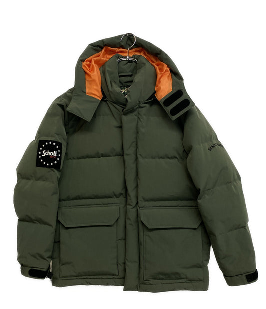 SCHOTT ダウンジャケット 3192038 カーキ メンズ SIZE S ショット