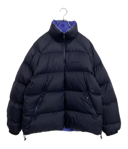 MARMOT ダウンジャケット パープル×ネイビー リバーシブル MTFW25MDW320GR メンズ SIZE M マーモット