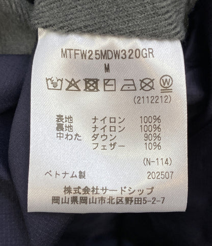 MARMOT ダウンジャケット パープル×ネイビー リバーシブル MTFW25MDW320GR メンズ SIZE M マーモット