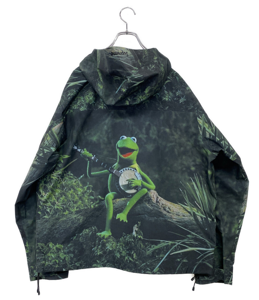 Supreme ナイロンジャケット taped seam shell jacket kermit the frog