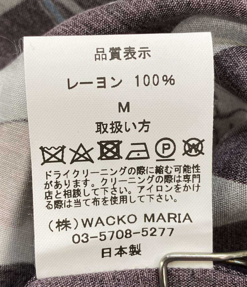 美品 WACKO MARIA 半袖シャツ 攻殻機動隊 ブラック GITS-WM-HI03-SP メンズ SIZE M ワコマリア