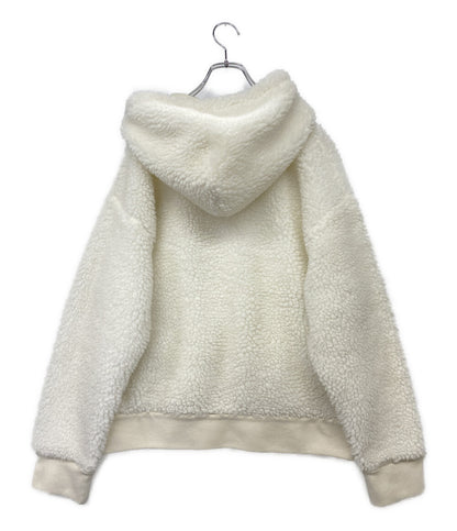 MONCLER テディフリース フルジップ パーカー MCL8G0003289A5V レディース SIZE L モンクレール