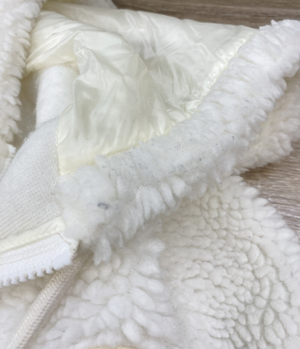 MONCLER テディフリース フルジップ パーカー MCL8G0003289A5V レディース SIZE L モンクレール