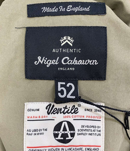 美品 NIGEL CABOURN スモック プルオーバー LE5 MORSHEAD SMOCK VENTILE 8049-14-00010 メンズ SIZE 52 ナイジェルケーボン