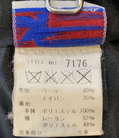 SCHOTT CPOジャケット 7176 ブラック メンズ SIZE 38 ショット