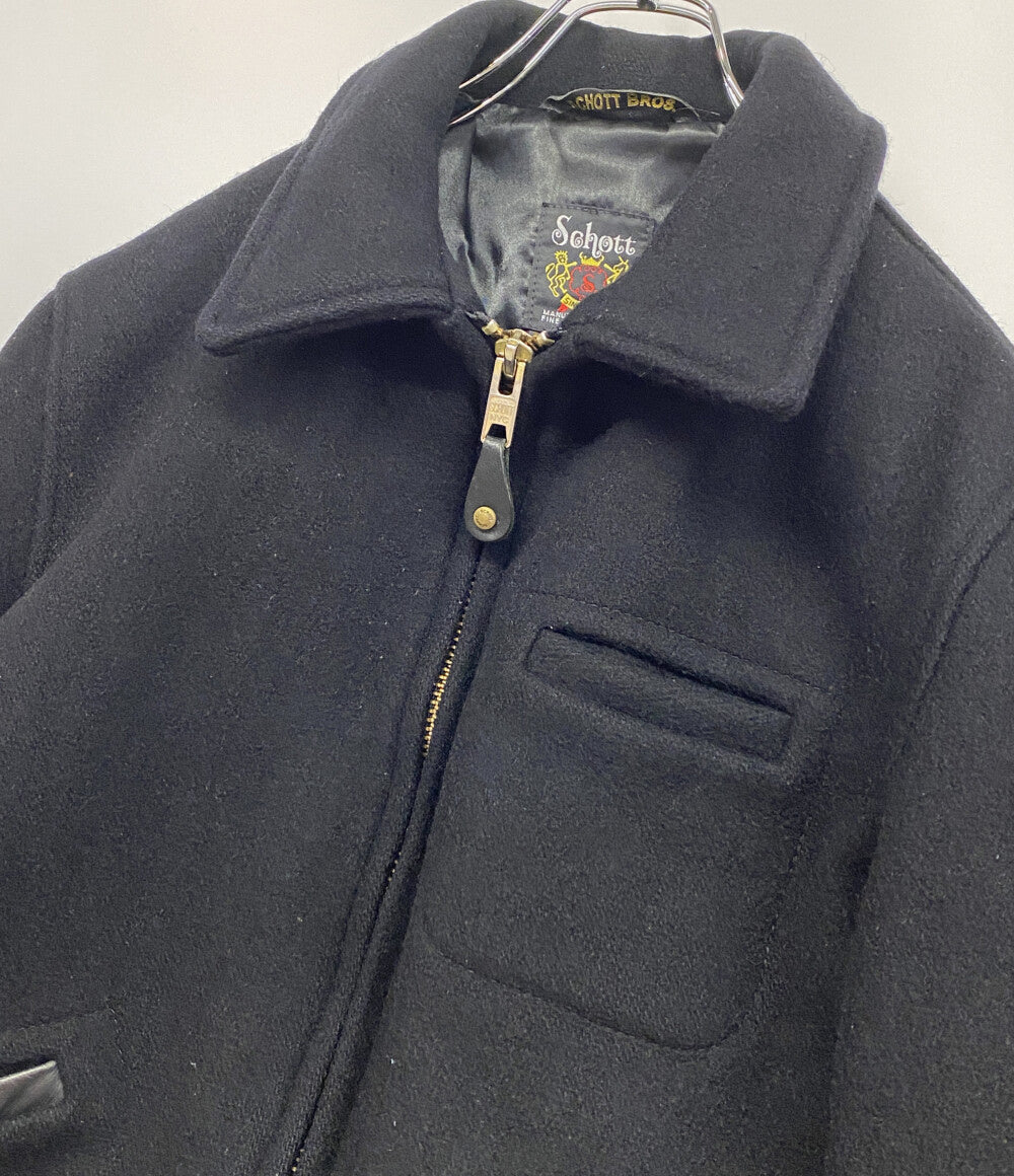 SCHOTT CPOジャケット 7176 ブラック メンズ SIZE 38 ショット