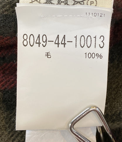 FILSON 長袖シャツ 8049-44-10013 カーキ レッド チェック ウール100 メンズ SIZE XL フィルソン