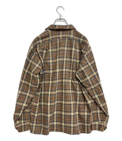 PENDLETON 長袖シャツ チェック ウール 古着 メンズ SIZE L ペンドルトン