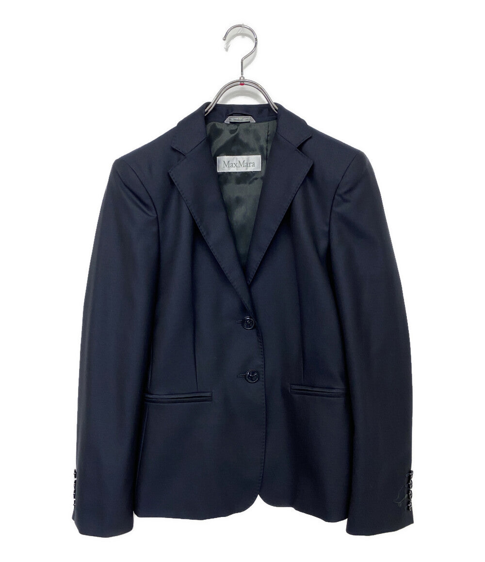 LARDINI テーラードジャケット ブルー コットンリネン JK.530 メンズ