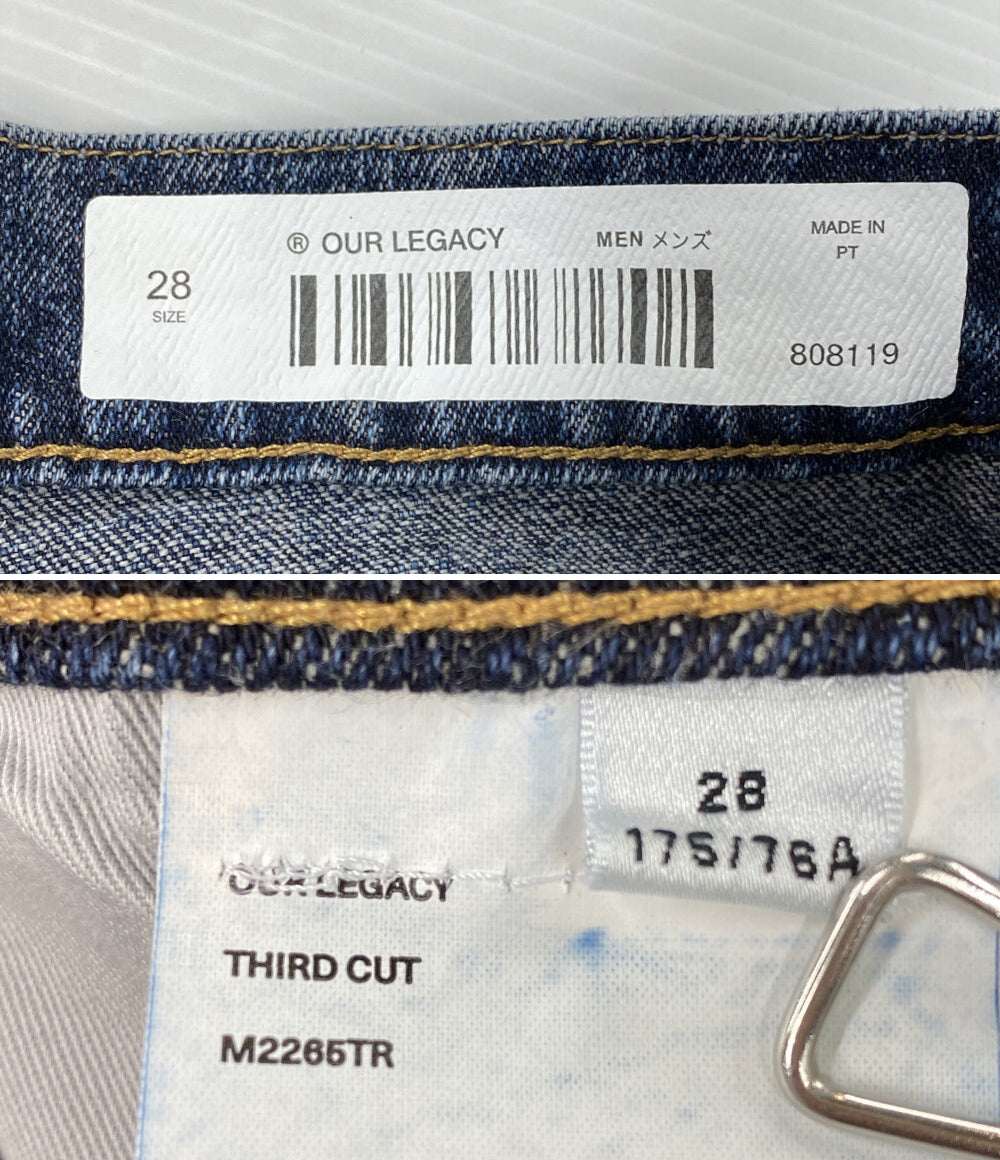 OUR LEGACY デニムパンツ THIRD CUT Rocker Storm Wash メンズ SIZE 28