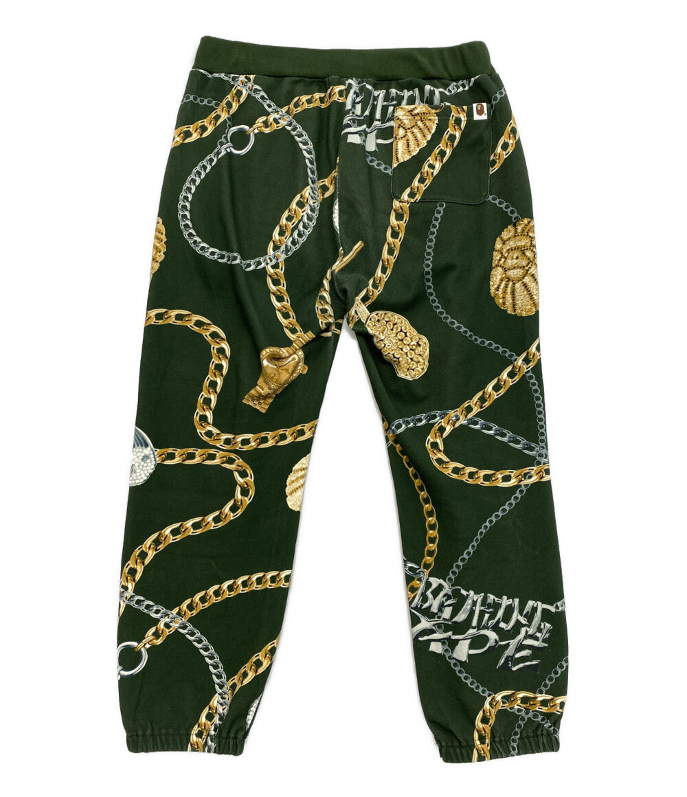 A BATHING APE パンツ 001PTJ801005M メンズ SIZE L アベイシングエイプ