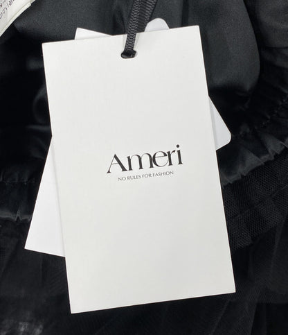 美品 AMERI ティアードスカート BLK 0125109260360 レディース SIZE M アメリ