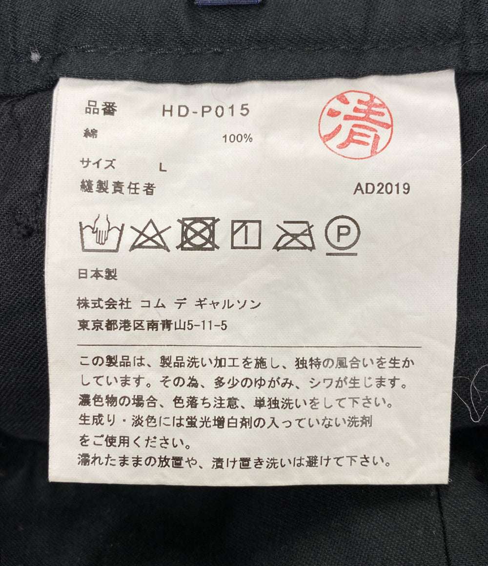 COMME des GARCONS HOMME パンツ コットン HD-P015 メンズ SIZE L コムデギャルソンオム