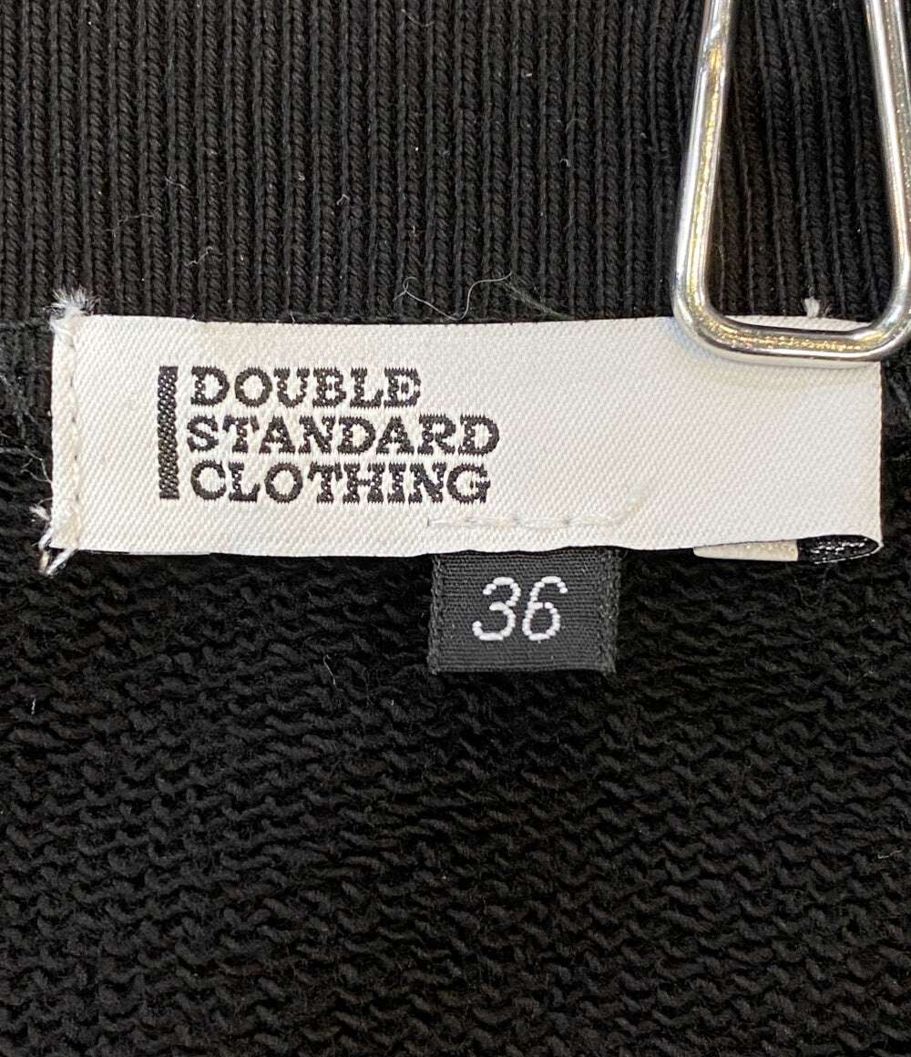 DOUBLE STANDARD CLOTHING 半袖ワンピース 0501-300-252b ブラック レディース SIZE 36 ダブルスタンダードクロージング
