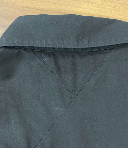 white mountaineering コットンシャツ長袖ワンピース ブラック 22AW WL2273101 レディース SIZE S ホワイトマウンテニアリング