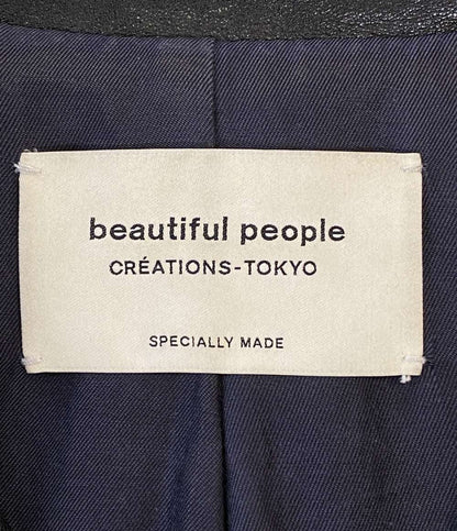 beautiful people ダブルライダースジャケット レディース SIZE 140 ビューティフルピープル