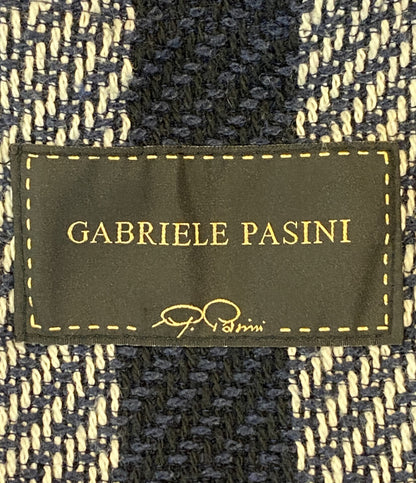 GABRIELE PASINI テーラードジャケット コットン ボーダー メンズ SIZE 42 ガブリエレパジーニ