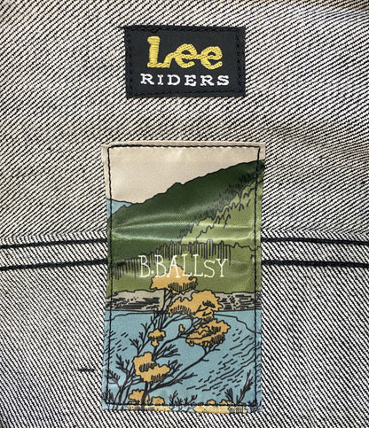 美品 ballsy×Lee リー ライダースデニムジャケット メンズ SIZE M ビーボールジー