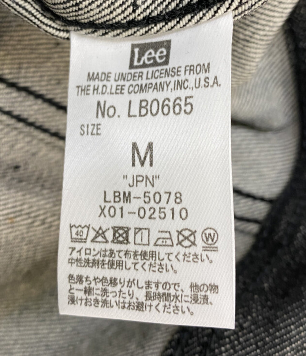 美品 ballsy×Lee リー ライダースデニムジャケット メンズ SIZE M ビーボールジー