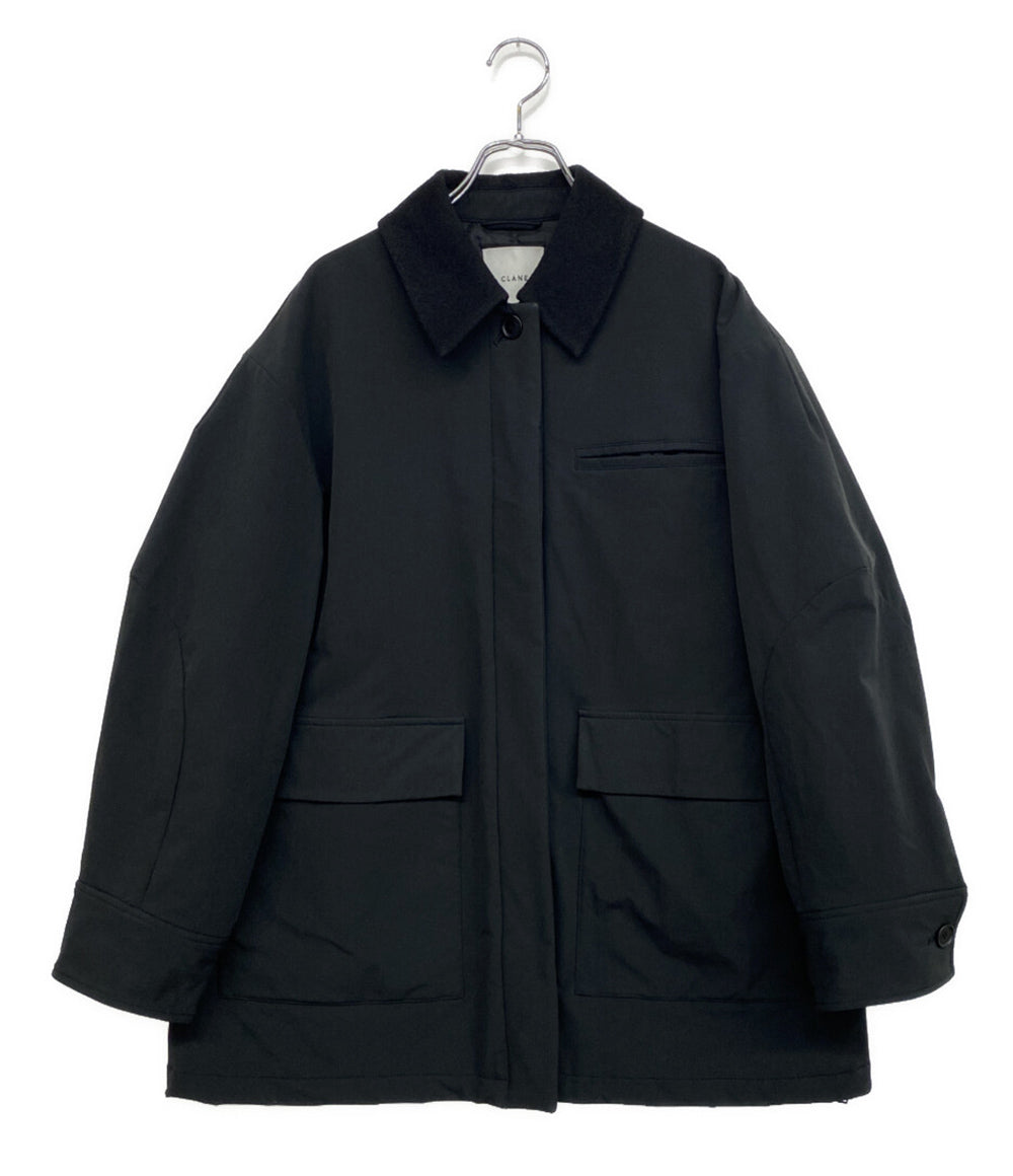 CLANE 中綿コート ブラック 15101-0012 レディース SIZE 2 クラネ