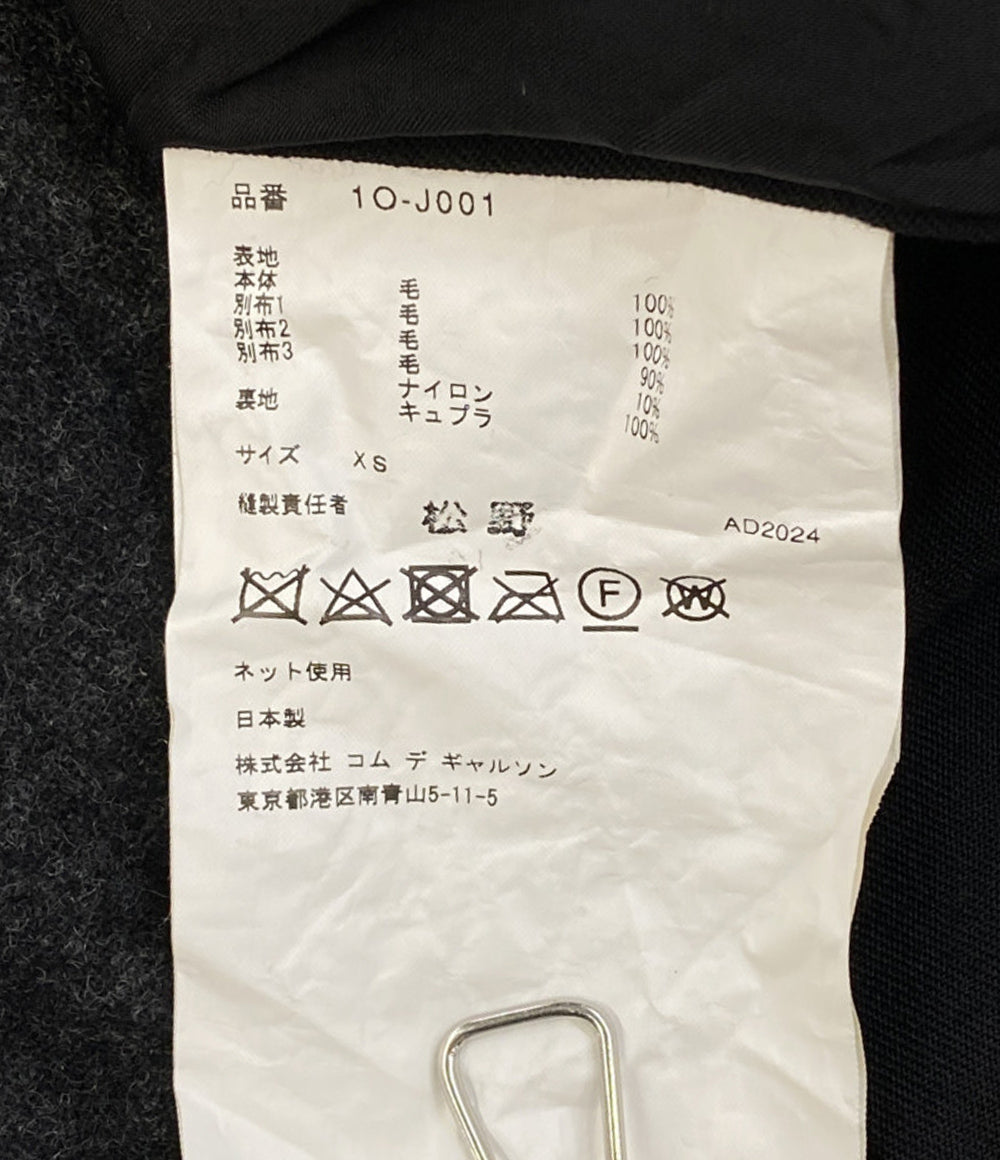 BLACK COMME des GARCONS テーラードジャケット 1O-J001 メンズ SIZE XS ブラックコムデギャルソン