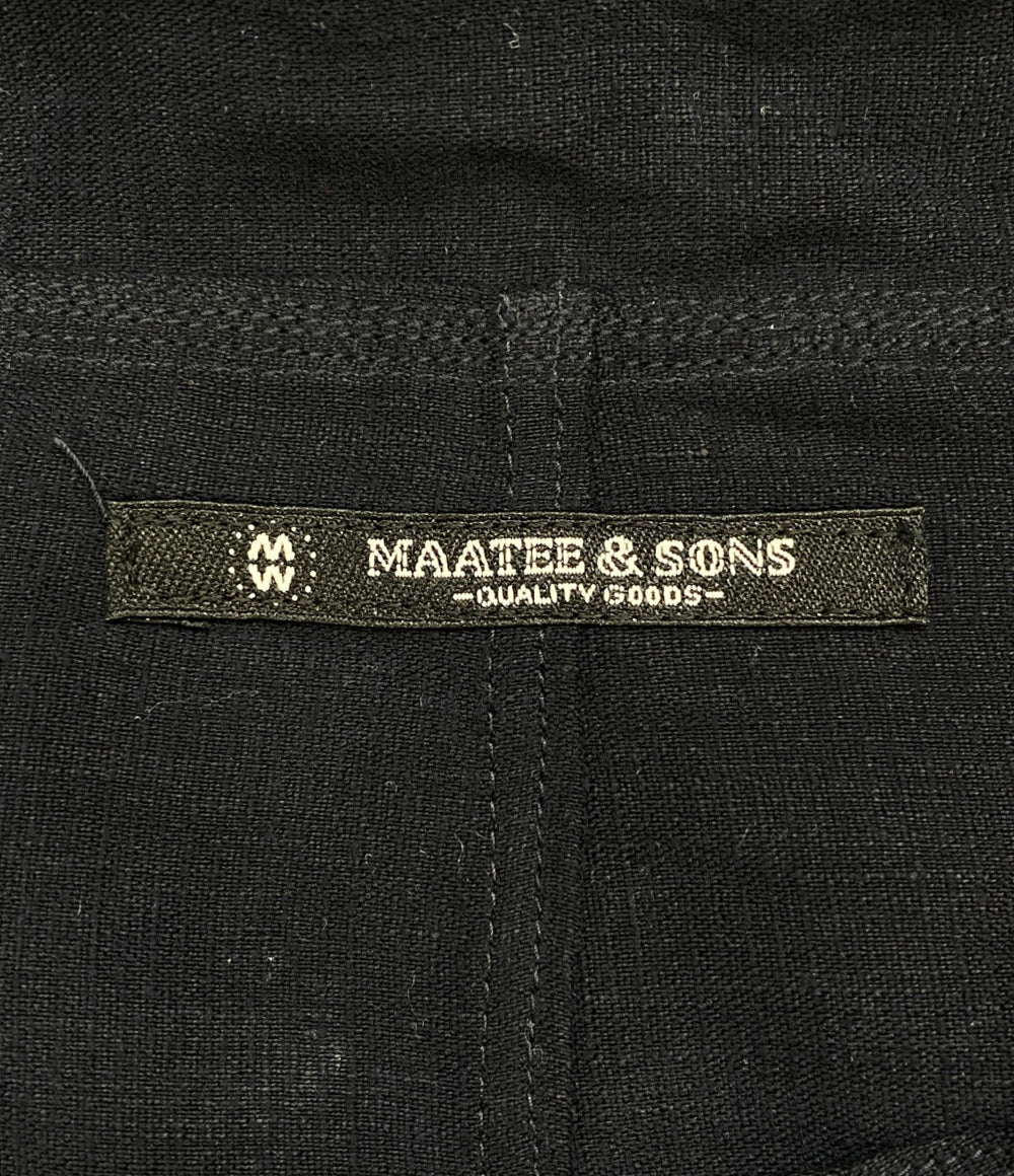 MAATEE＆SONS マーティーアンドサンズ シャツジャケット MT4103 0008A 二重織 メンズ SIZE 4