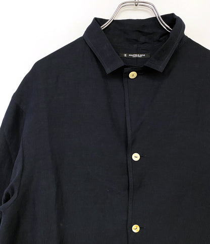 MAATEE＆SONS マーティーアンドサンズ シャツジャケット MT4103 0008A 二重織 メンズ SIZE 4
