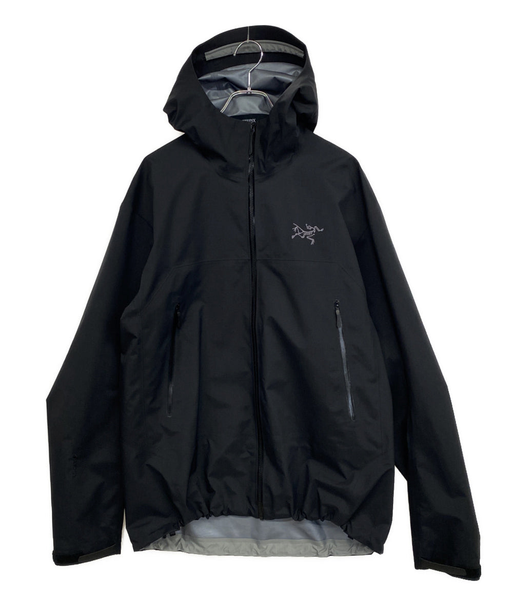 ARC’TERYX ナイロンジャケット フーディ X000008584 BLACK メンズ SIZE L アークテリクス