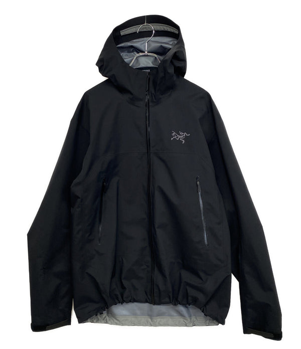 ARC’TERYX ナイロンジャケット フーディ X000008584 BLACK メンズ SIZE L アークテリクス