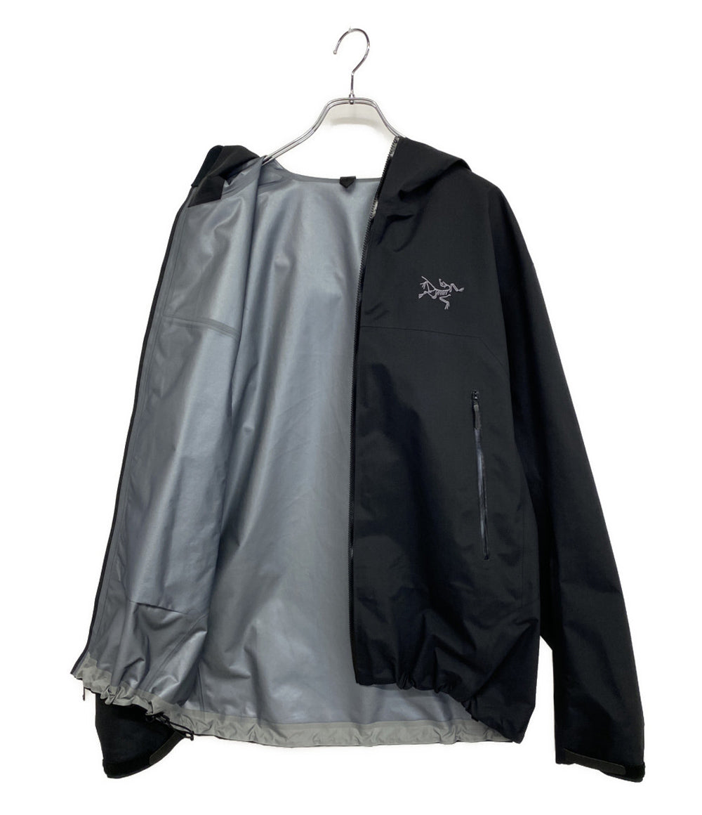 ARC’TERYX ナイロンジャケット フーディ X000008584 BLACK メンズ SIZE L アークテリクス