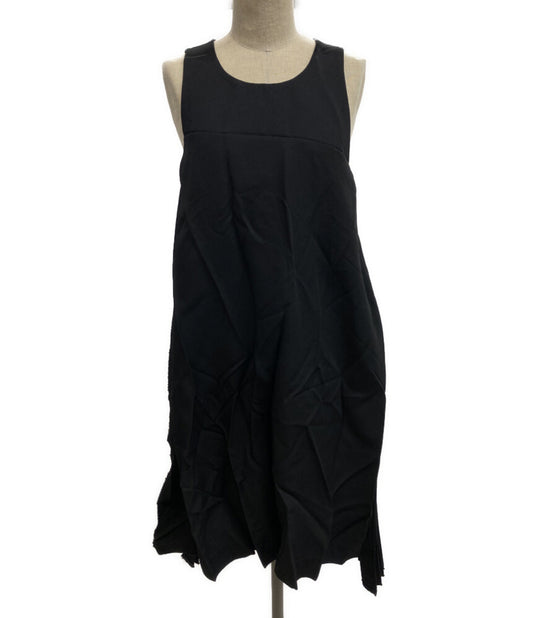 BLACK COMME des GARCONS ノースリーブワンピース 1N-A004 BLACK レディース SIZE XS ブラックコムデギャルソン