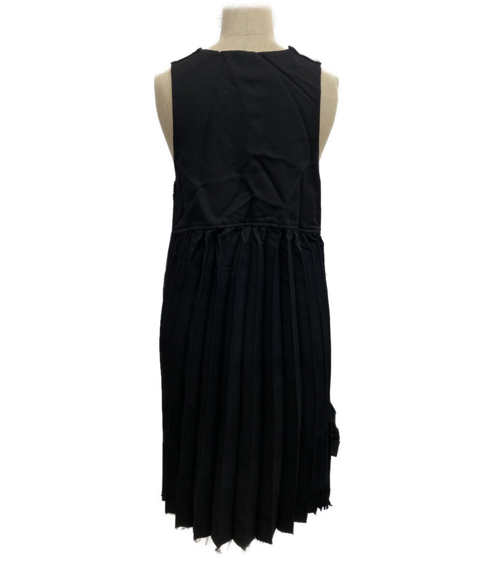 BLACK COMME des GARCONS ノースリーブワンピース 1N-A004 BLACK レディース SIZE XS ブラックコムデギャルソン