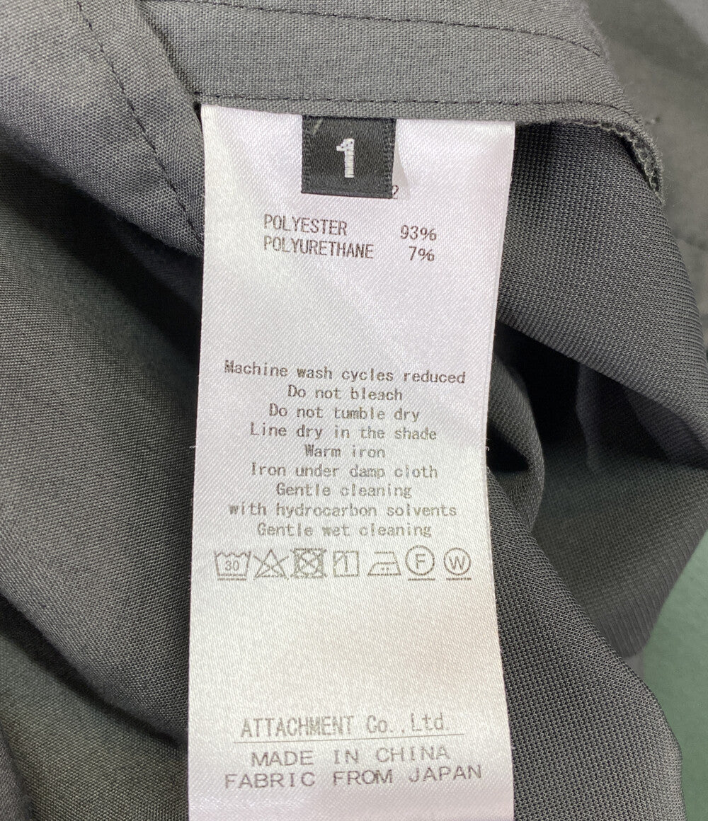 ATTACHMENT タックパンツ 2Tuck Wide Tapered Slacks メンズ SIZE 1 アタッチメント
