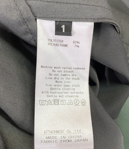 ATTACHMENT タックパンツ 2Tuck Wide Tapered Slacks メンズ SIZE 1 アタッチメント
