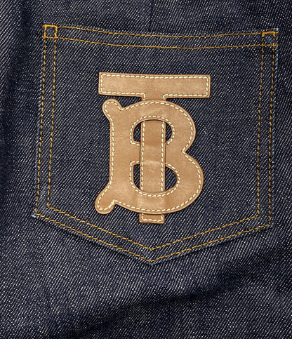 BURBERRY デニムパンツ TBロゴ ノンウォッシュインディゴ レディース SIZE W25 バーバリー