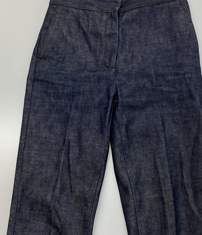 BURBERRY デニムパンツ TBロゴ ノンウォッシュインディゴ レディース SIZE W25 バーバリー