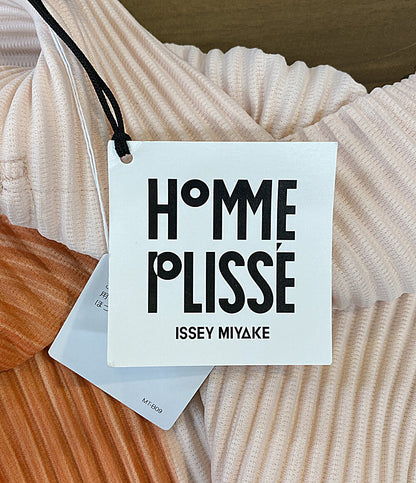 美品 HOMME PLISSE ISSEY MIYAKE 半袖シャツ ronan bouroullec HP43JK903 メンズ SIZE 2 オム プリッセ イッセイミヤケ