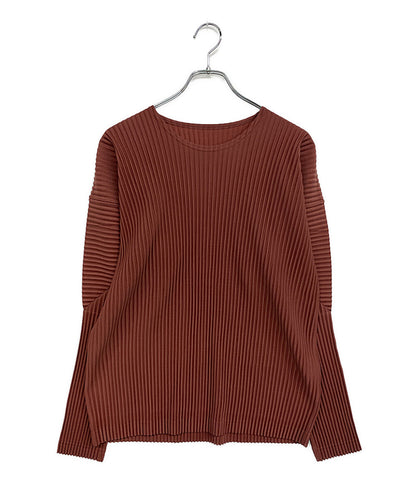美品 HOMME PLISSE ISSEY MIYAKE 長袖シャツ HP43JK960 メンズ SIZE 3 オム プリッセ イッセイミヤケ