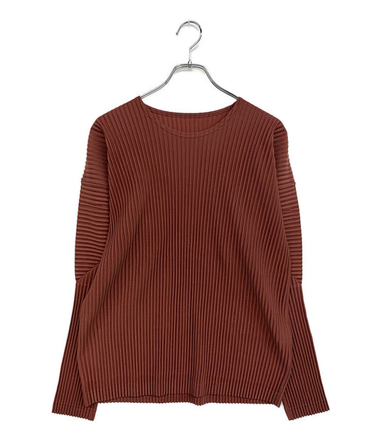 美品 HOMME PLISSE ISSEY MIYAKE 長袖シャツ HP43JK960 メンズ SIZE 3 オム プリッセ イッセイミヤケ