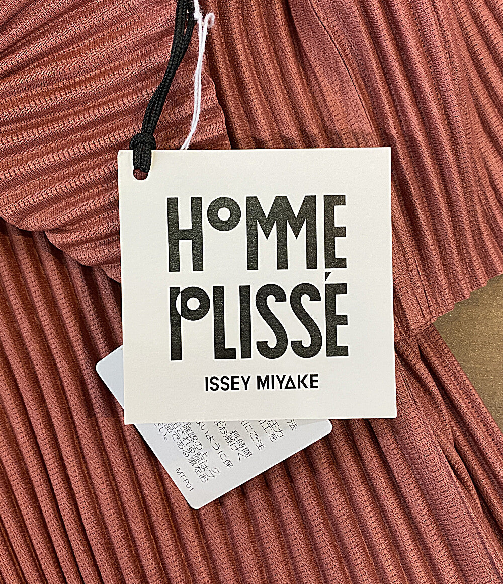 美品 HOMME PLISSE ISSEY MIYAKE 長袖シャツ HP43JK960 メンズ SIZE 3 オム プリッセ イッセイミヤケ