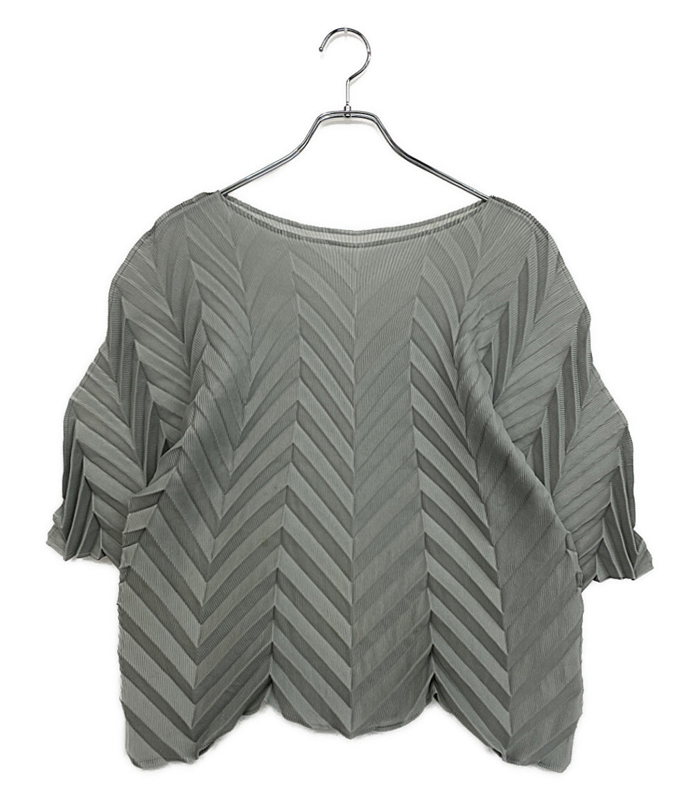 me ISSEY MIYAKE 半袖シャツ プリーツカットソー MI51FJ532 レディース SIZE - ミー イッセイミヤケ