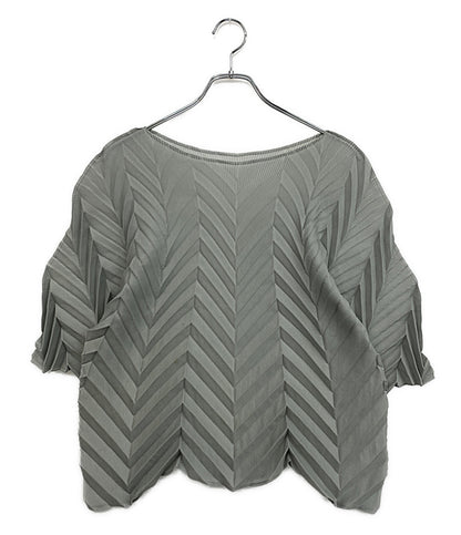 me ISSEY MIYAKE 半袖シャツ プリーツカットソー MI51FJ532 レディース SIZE - ミー イッセイミヤケ