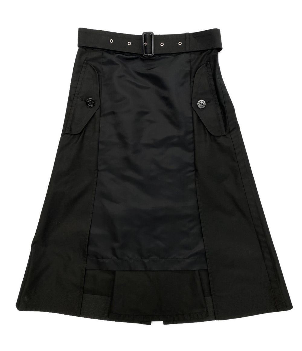 sacai 台形スカート イレギュラーヘム 24-07515 レディース SIZE 3 サカイ