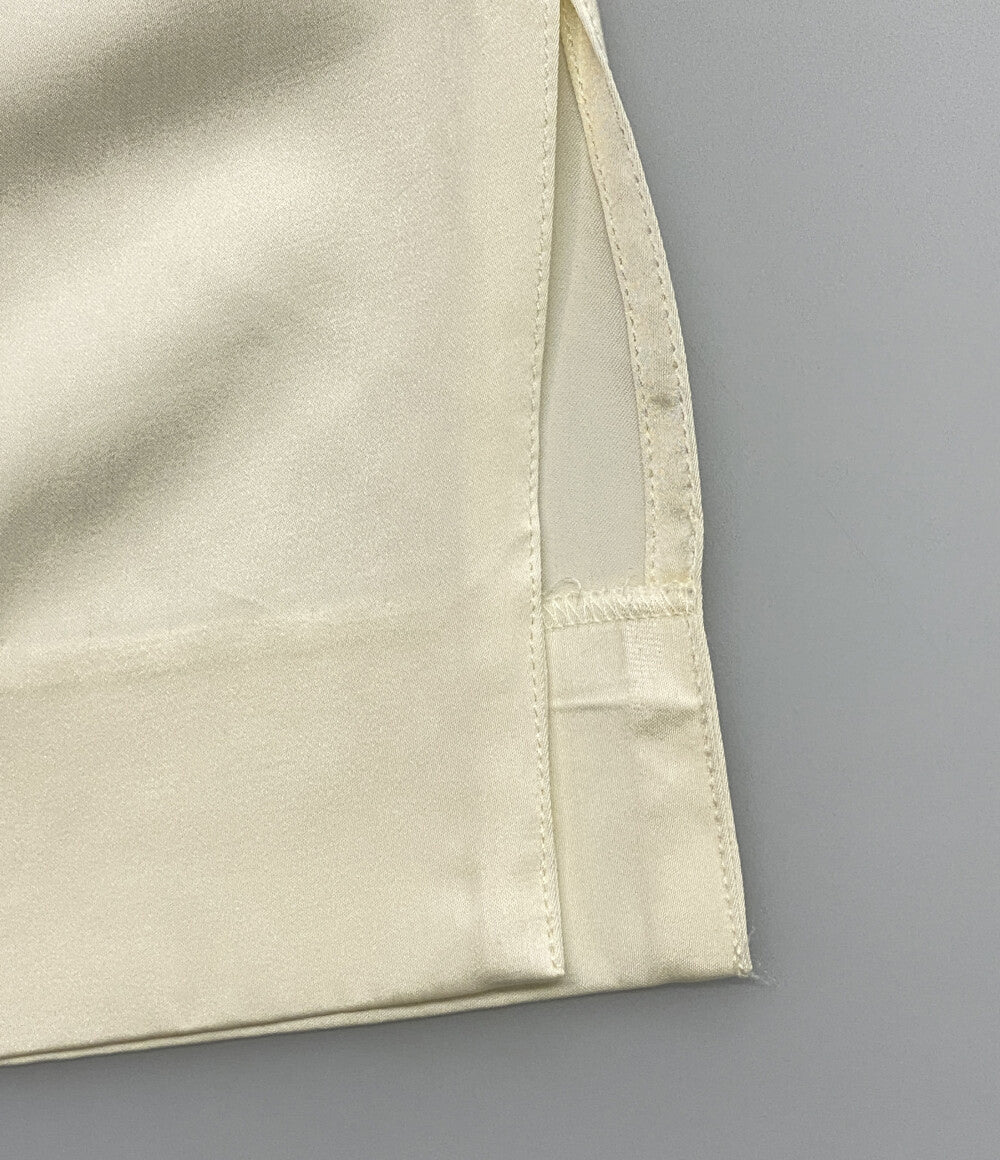 JIL SANDER サテンパンツ ホワイト Trousers レディース SIZE 32 ジルサンダー