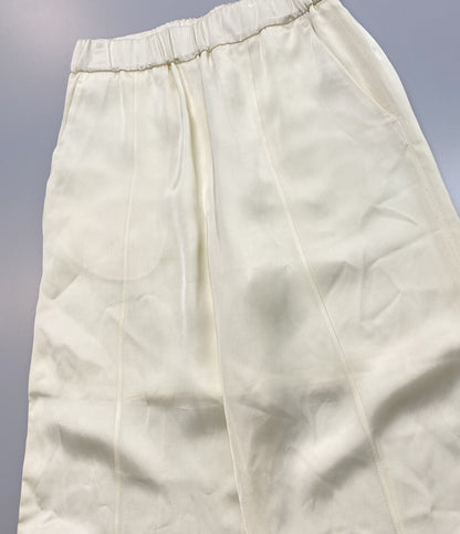 JIL SANDER サテンパンツ ホワイト Trousers レディース SIZE 32 ジルサンダー
