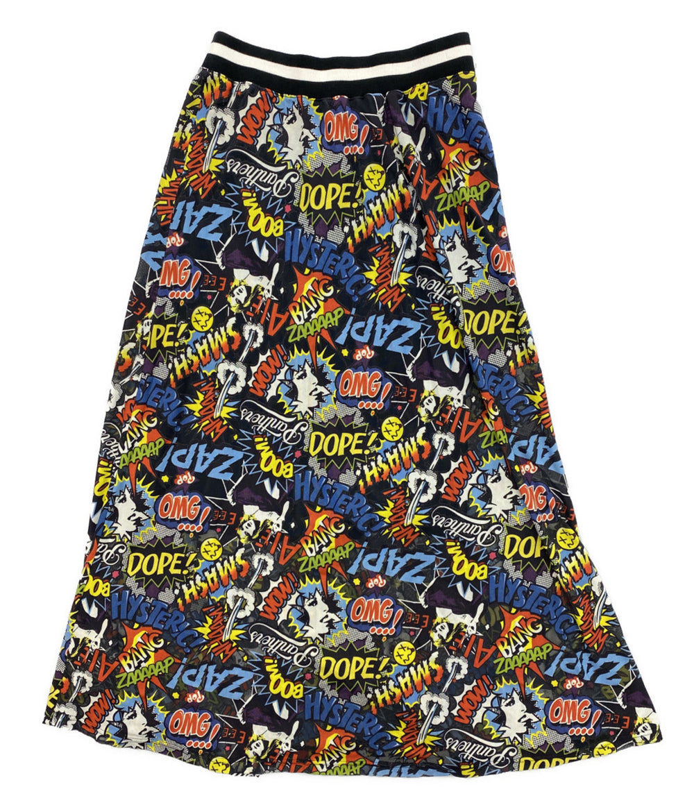 HYSTERIC GLAMOUR スカート 総柄 01191CK03 レディース SIZE FREE ヒステリックグラマー